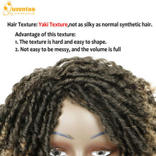 Load image into Gallery viewer, yms✨2PCS 50% OFF✨ P13557 Dreadlock Wig for Black Women and Men Short Braided Wigs Faux Locs Twist Braiding Afro Curly Synthetic Wigs
