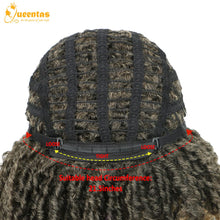 yms✨2PCS 50% OFF✨ P13557 Dreadlock Wig for Black Women and Men Short Braided Wigs Faux Locs Twist Braiding Afro Curly Synthetic Wigs