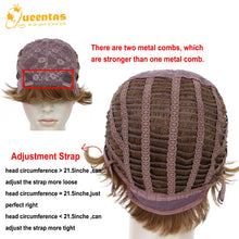 yms✨2PCS 50% OFF✨P13548 Pixie Layered Short Chestnut Brown Wig Natural Curl Synthetic Hair Wigs for Women