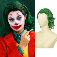 Lakihair Mens Wig Short Green Wigs for Men Clown Wig 14inch 70s 80s Male Wig