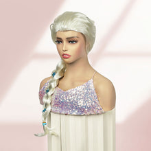 FH Braided Princess Wig- Perfect for Cosplay, Costume Parties, and Halloween Gifts 24 Inches