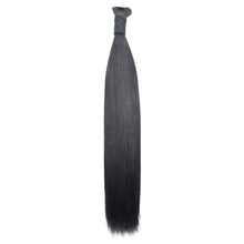 FH Premium Human Hair Boho Braiding Bulk - Natural Black for Goddess Braids & Wigs