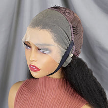 FH 13x4 Lace Front Wig Kinky curly 100% Human Hair Lace Wig Natural Color