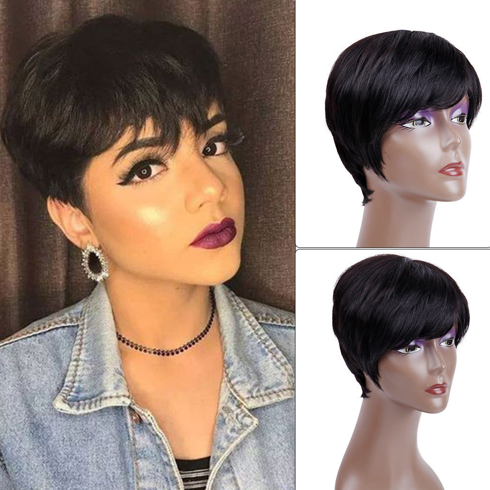 Creamily 100% Remy Human Hair Short Pixie Cut 269