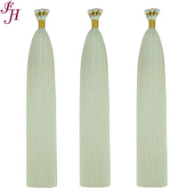 Load image into Gallery viewer, FH 100 percent human hair light color hand-tied weft hair extensions