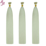 FH 100 percent human hair light color hand-tied weft hair extensions