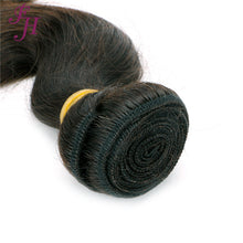 FH one piece brazilian body wave human hair bundles
