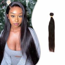 FH one piece natural straight virgin human hair bundles