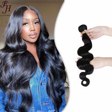 FH one piece brazilian body wave human hair bundles