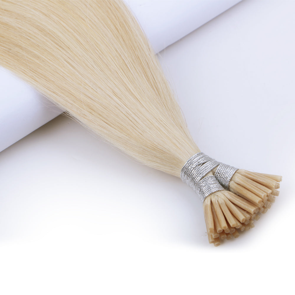 FH wholesale 613 blonde human hair i tip hair extensions