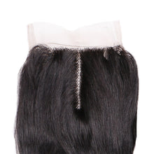 Load image into Gallery viewer, FH Q14419 brazilian remy hair 3 pcs 10 inch hair bundles with lace closure