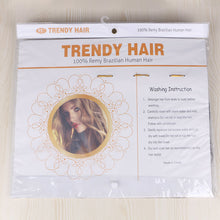 Load image into Gallery viewer, FH Q14419 brazilian remy hair 3 pcs 10 inch hair bundles with lace closure