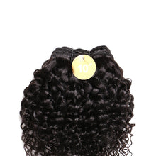 Load image into Gallery viewer, FH Q14416 virgin human hair 4 pcs 10 inch hair bundles with lace closure