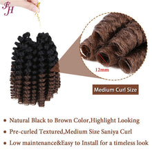 FH ombre 20 inches synthetic crochet braids hair