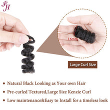 FH ombre crochet braid 10 inches synthetic braiding hair