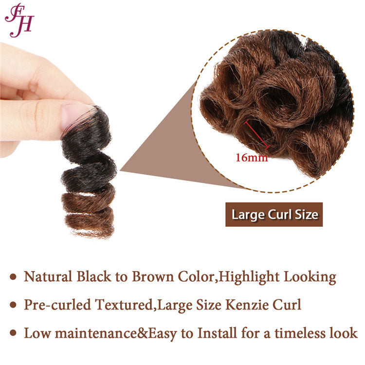 FH ombre braiding hair 10 inches pre stretch synthetic braid hair
