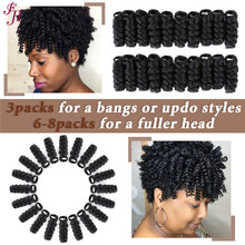 Load image into Gallery viewer, FH ombre synthetic braiding hair 10 inches crochet braids