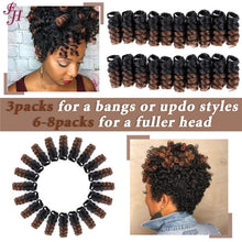 Load image into Gallery viewer, FH ombre crochet braids hair 10 inches braid crochet expressions