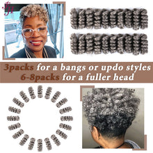 FH ombre curly 10 inches synthetic braiding hair expressions