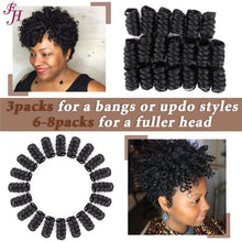 Load image into Gallery viewer, FH ombre crochet braid 10 inches synthetic braiding hair