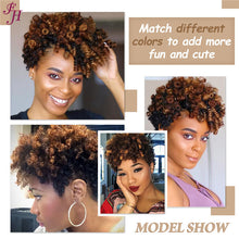 FH ombre South africa hair 10 inches custom synthetic crochet hair