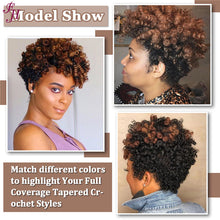 Load image into Gallery viewer, FH ombre crochet braids hair 10 inches braid crochet expressions