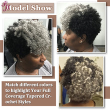 FH ombre curly 10 inches synthetic braiding hair expressions