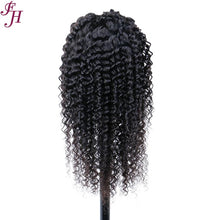 FH wholesale deep curly 13x4 lace frontal hair wig