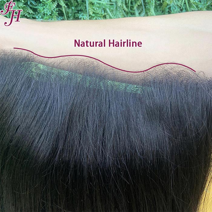 FH premade 100% raw virgin unprocessed human hair body wave 13x4 lace frontal wig