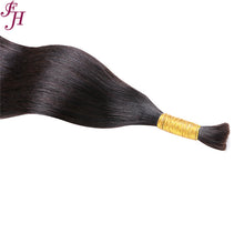 FH 100 percent raw virgin human hair bundles natural black hair bulk