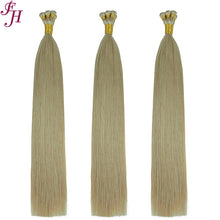 Load image into Gallery viewer, FH #18A dark blonde hand-tied weft virgin human hair extensions
