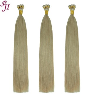 FH #18A dark blonde hand-tied weft virgin human hair extensions