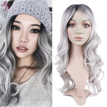 Load image into Gallery viewer, FH P12437 factory cheap body gray synthetic hair wig