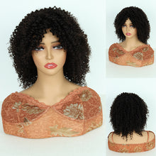 Load image into Gallery viewer, 【2FH】 Q16160 short deep curly machine made original hair wig