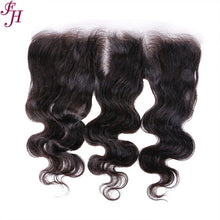 Load image into Gallery viewer, FH raw human hair 13x4 body wave HD lace frontal