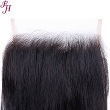 FH raw human hair 5x5 straight HD lace closure