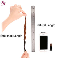 Load image into Gallery viewer, FH ombre Brazilian crochet braiding hair 10 inches synthetic hair