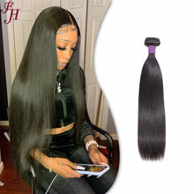 Load image into Gallery viewer, FH one piece raw vingin human hair weaving straight hair bundles