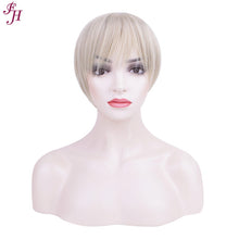 Load image into Gallery viewer, FH cheap price wig P13329 short blonde fashion synthetic hair wig