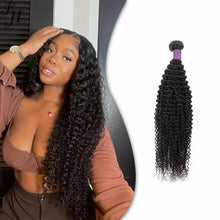Load image into Gallery viewer, FH one piece cuticle aligned hair weaving kinky curly hair bundles
