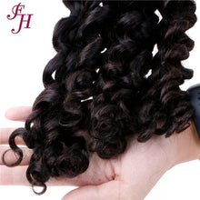 Load image into Gallery viewer, FH one piece loose deep human hair weave natural black hair bundles