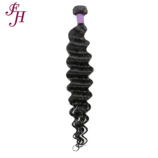 FH one piece loose deep human hair weave natural black hair bundles