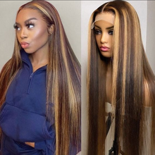 Load image into Gallery viewer, 【2FH】FH highlight straight T-part lace real hair wig