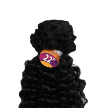 Load image into Gallery viewer, FH Q14414 hair weave 4 pcs 22 inch brazilian hair bundles with lace closure