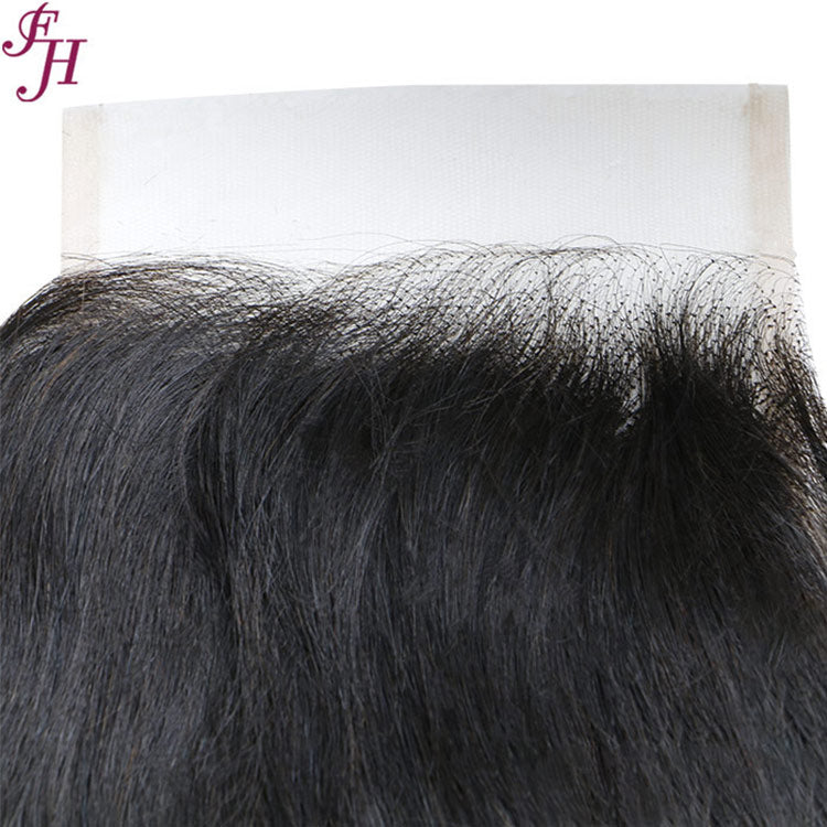 FH  human hair 4x4 body wave HD lace closure