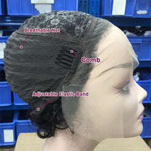 【Nikita】FH Q14389 short curly 13x1 lace frontal pixie cut wig