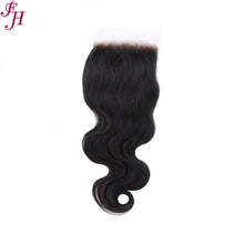FH HD human hair  5x5 body wave lace closure