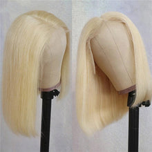 FH wholesale raw unprocessed human hair wig 613 blonde short bob wig