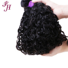 Load image into Gallery viewer, FH one piece natural human hair weave water wave hair bundles