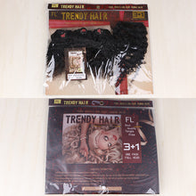 Load image into Gallery viewer, FH Q14387 raw human hair 3 pcs 10 inches hair bundles with lace closure